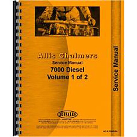 Aftermarket Service Manual Made Fits Allis Chalmers AC Tractor Model 7000 RAP66169